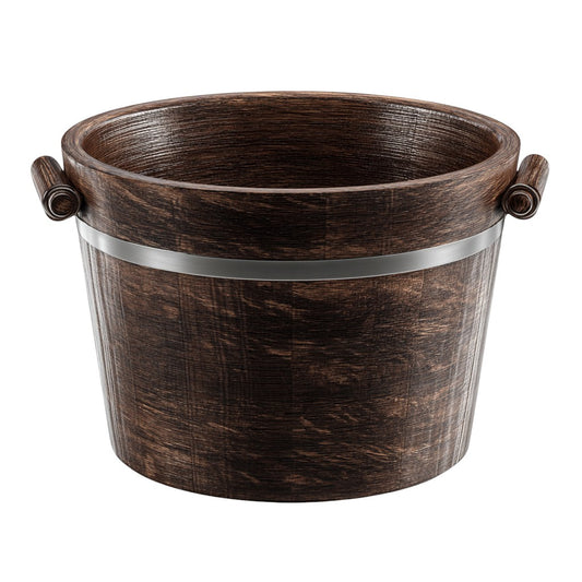Varalux Carbonized Wood Sauna Bucket - Midnight Walnut